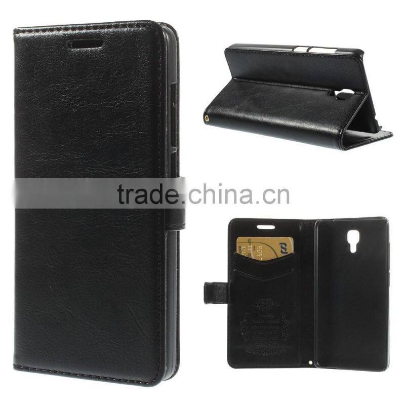 Crazy Horse Stand Leather Cover for Xiaomi 4 MI4,leather case for xiaomi 4 MI4,Xiaomi 4 MI4 leather case