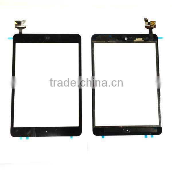 for ipad mini digitizer touch screen with ic connector & home flex assembly