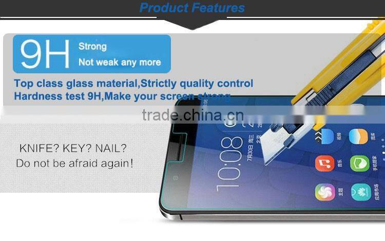 top quality premium tempered screen protector for huawei honor 3C G740/Mobile Phone Use mirror protector smart mobile