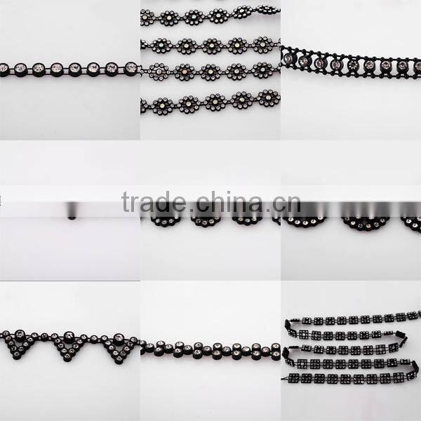 factory wholesale 10yards crystal rhinestone mesh roll