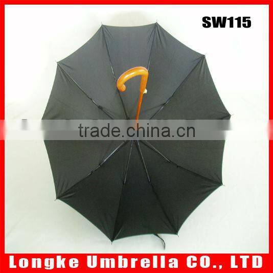 popular wooden shaft umbrella