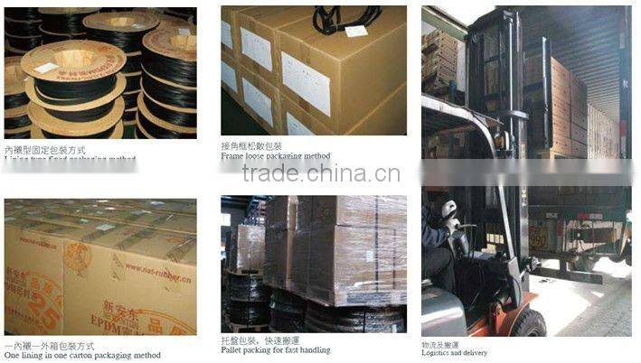 Out-side glass rubber strip profile (EPDM, NBR, CR, SILICONE, PVC, COMPOSITE)