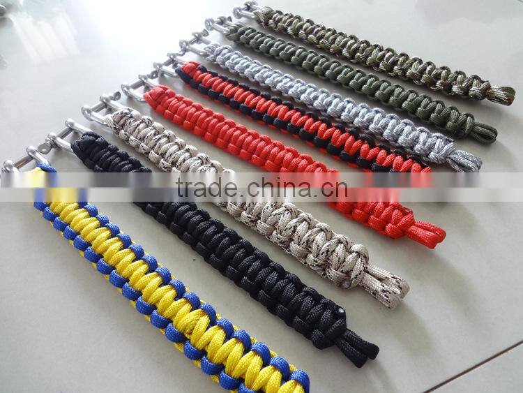 U umbrella rope bracelet outdoor survival bracelet Quick release seven core umbrella rope survival bracelet Emergency escape rop