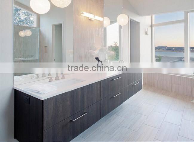 Modern MFC board 12 inch deep bathroom vanity