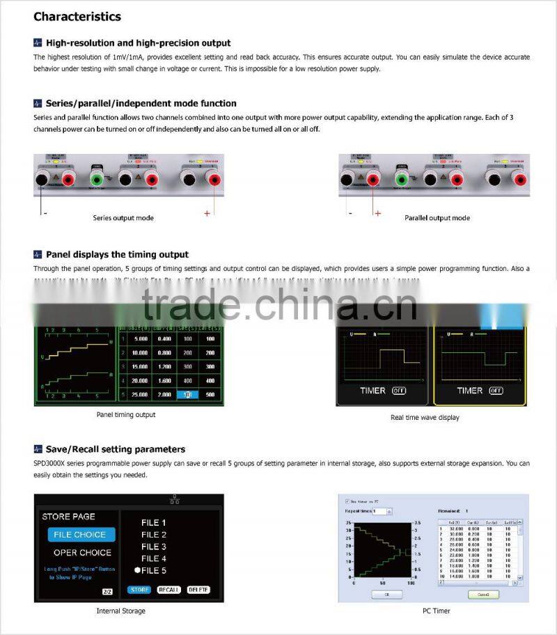 SPD3303X,32V/3A Desktop Power Supply
