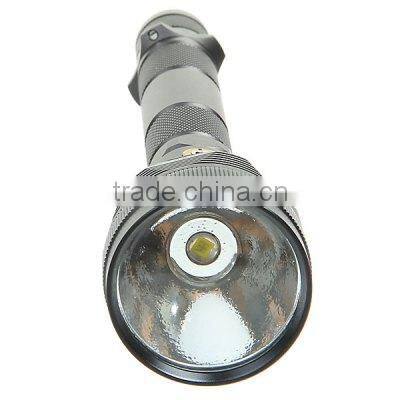 super bright aluminum led rechargeable flashlights with lens