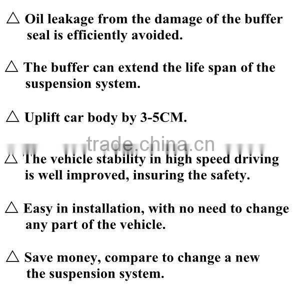 TPE Red Car spring buffer retainer /Power car seat cushion suspension rubber Buffer for rubber shock absorber buffer