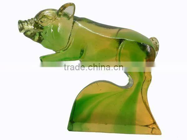 abstract glass art of horse--BJ111