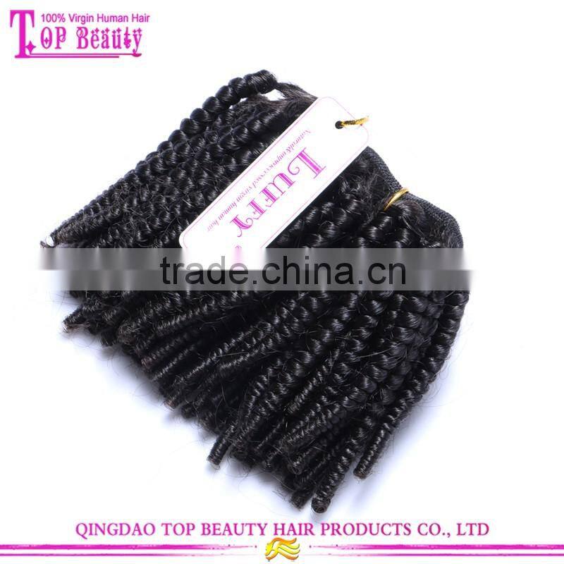 100% Remy Hot Beauty Romance Curl Human Hair 8a Grade Virgin Brazilian Hair Weave