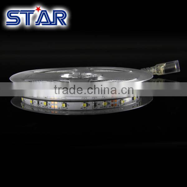 5mts 3528 DC12V 60led/m IP20 non waterproof white color LED flexible led strip 4.8 watt per meter