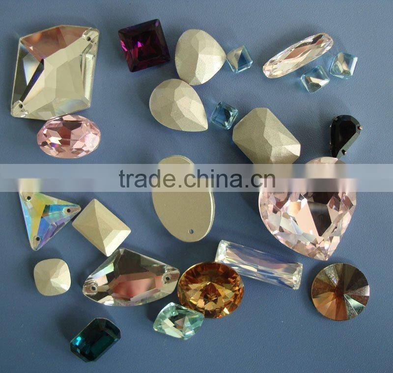 clothing decoration crystal beads accessory for wedding dress