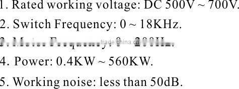 frequency converter parts 22kw input AC choke