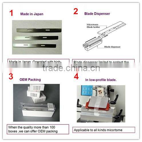 Lab using disposal blade holder