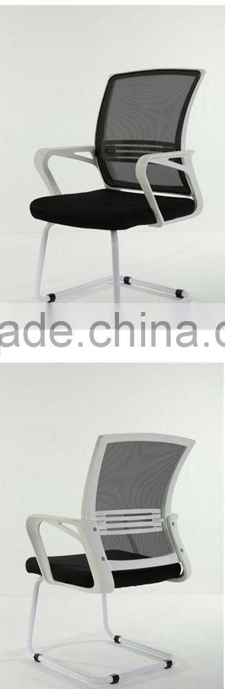 China Manufacturer Wholesale Plastic Chairs Mid Back Ergonomic Mesh Chair Conference with L Base