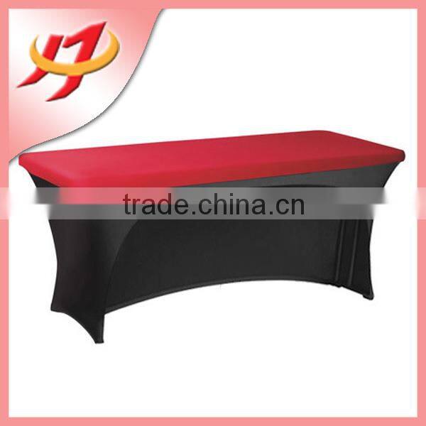 Hot Sale Cheap Custom Lycra Spandex Round high bar cocktail table cloth for wedding
