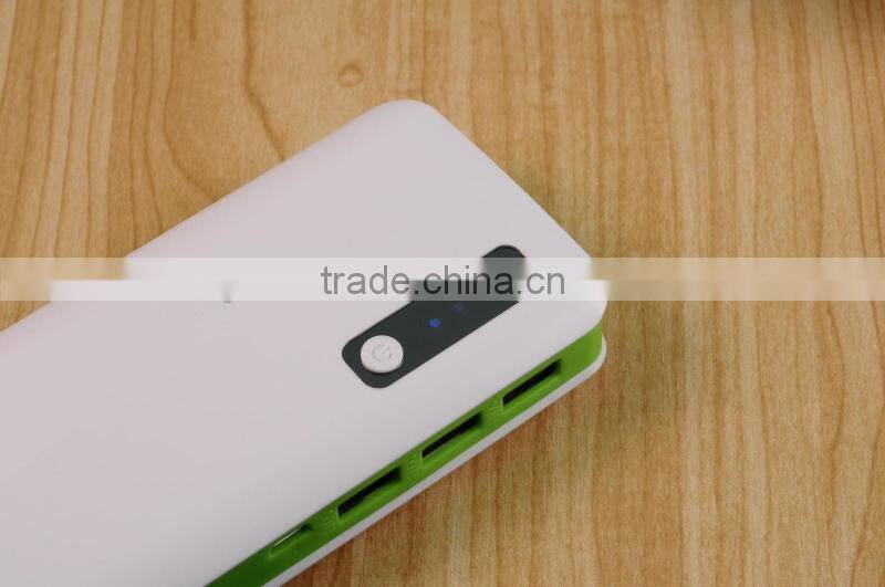 Free sample & logo built-in portable High capacity 15000mah power bank