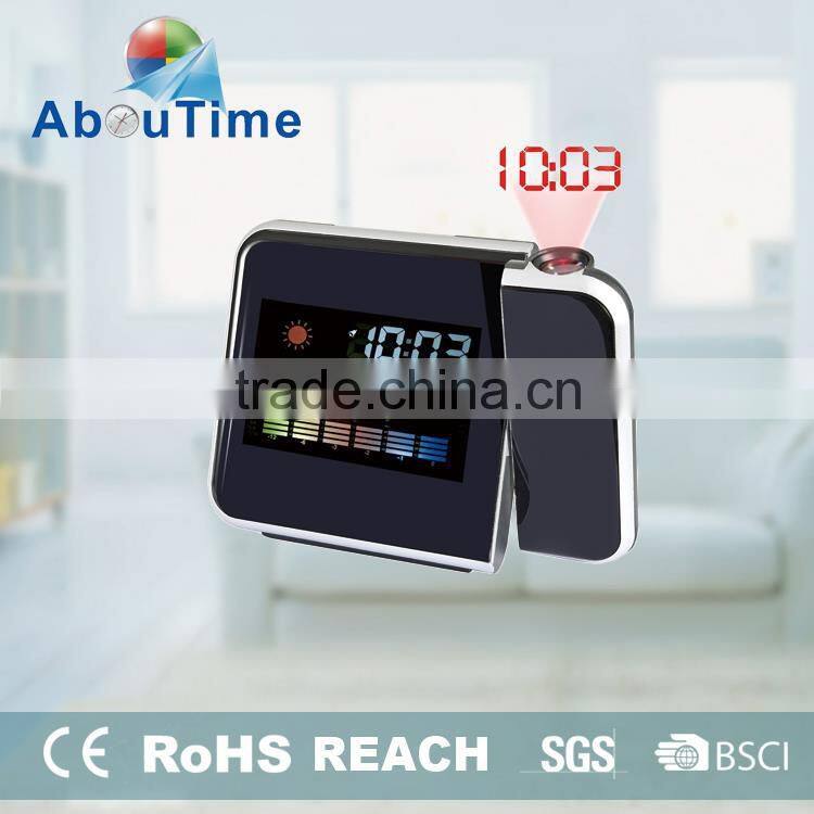 Digital projector led alarm clock