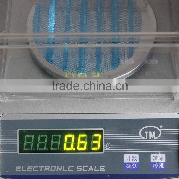 Acid Blue 100% polyester Woven Net Mesh Fabric For Clothing/Ladies Dress/Garment/Home Textile