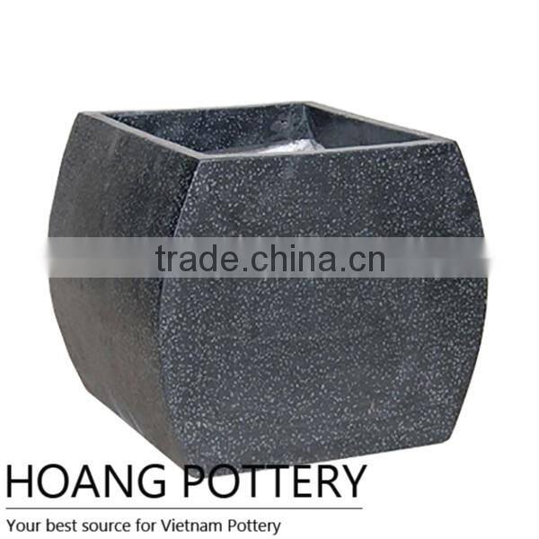 Roll Rim Terrazzo Pot indoor and outdoor