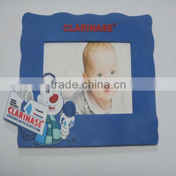 promotional birthday gifts photo frame rubber pvc