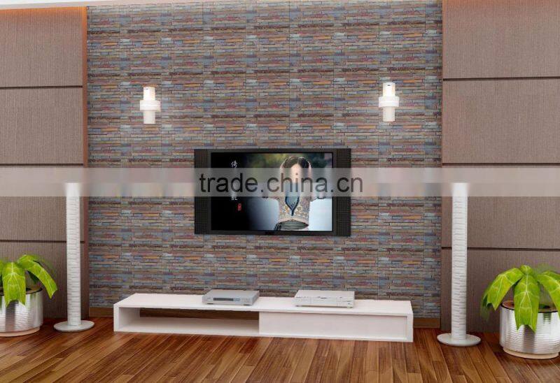 most popular europe product rusty stone mosaic interior decoration