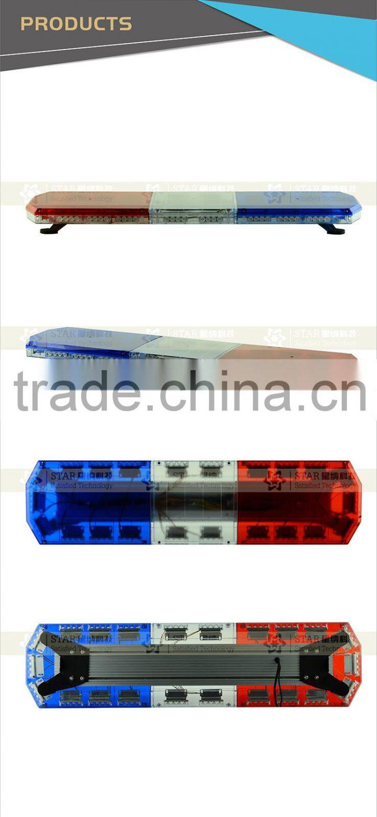 emergency police led flashing lightbar