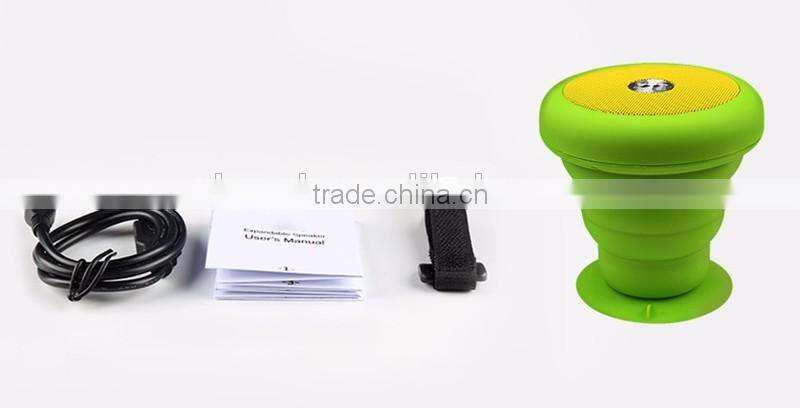 New x-bass 5W cup speaker bluetooth waterproof shower V4.1