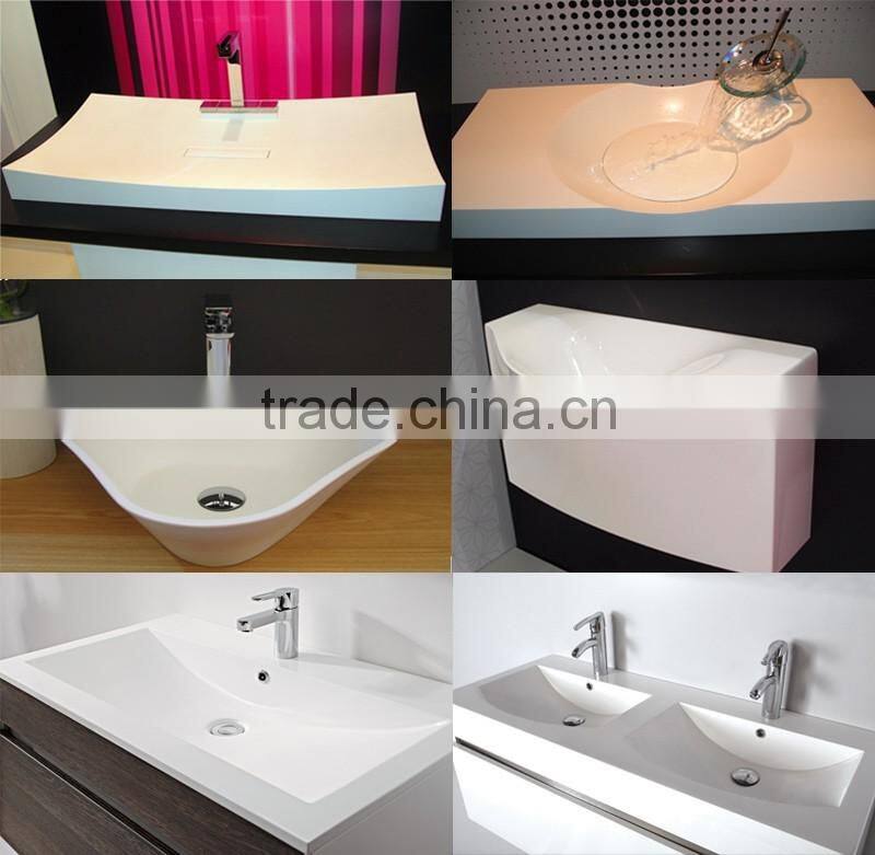 Best Quality solid surface wash basin plan