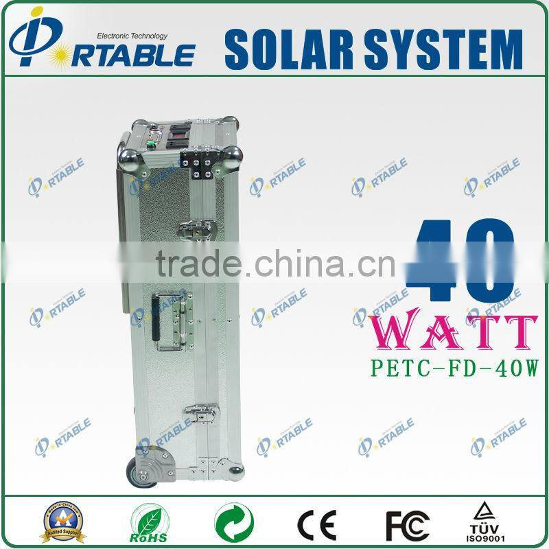 Wholesale alibaba portable 40W home solar systems