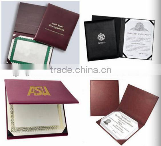 Graduation Diploma Certificate Holder And Cover High Quality Handcrafted Padded Diploma Cover