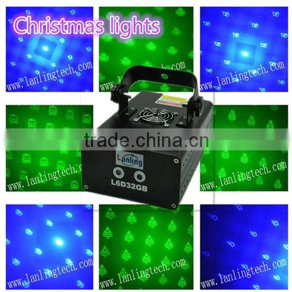 GB Twinkling 8 Gobo party laser light Christmas lights
