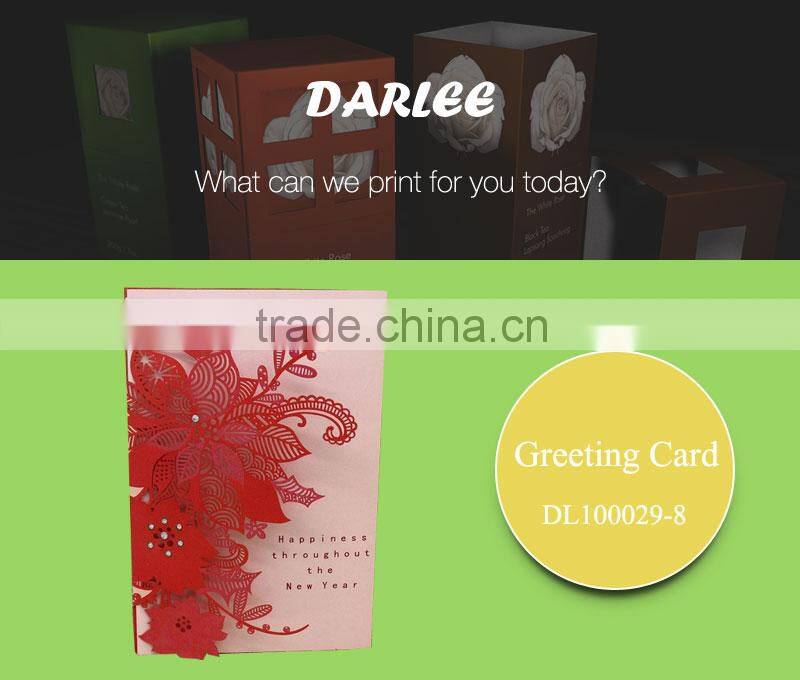 folk art luxury blank christmas greeting card