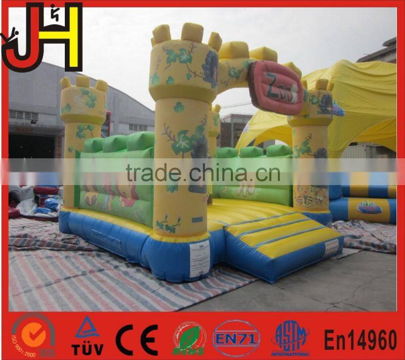 Happy inflatable zoo park, zoo playland inflatable, zoo park inflatable fun city