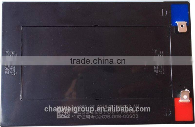 DZM Series VRLA Gel Type E-bike Battery, 12V 12Ah @ 2hr rate