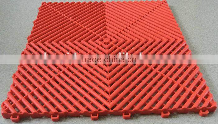 plastic interlocking hydrophobic mat