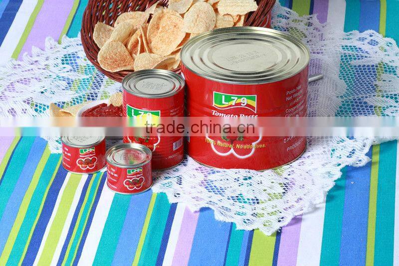 manufacturer china tomato paste sauce 140g normal easy open factory double concentrated