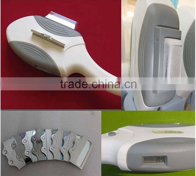 2016 Simply & easy operation Ipl + e-light+ SHR 3 in 1 Mini Hair removal beauty machine in cheap price ipl shr SR HR factory