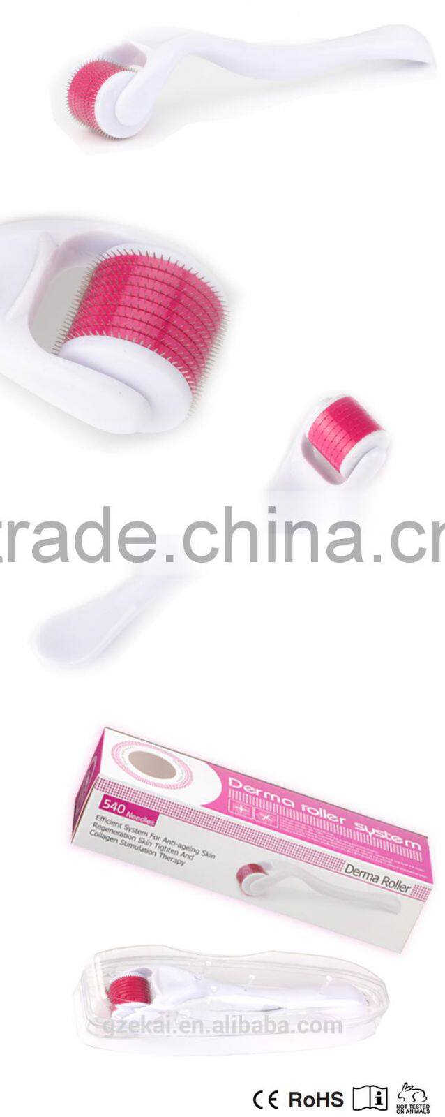 2015 hot sale MNR 540 micro needle derma roller skin beauty tool