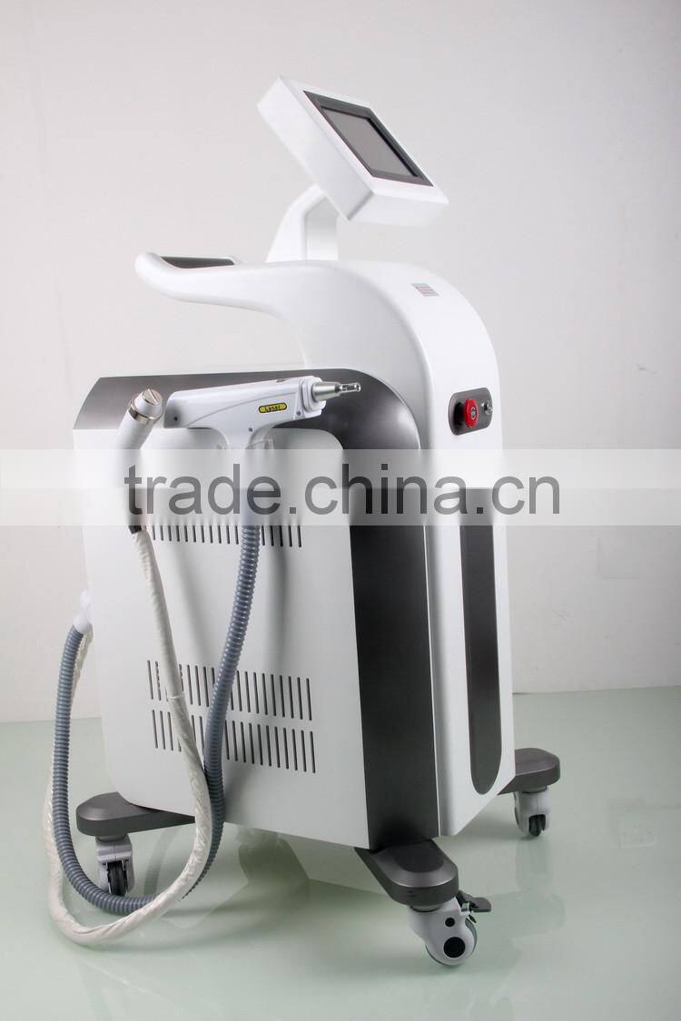 3in1 elight ipl rf nd yag laser multifunction machine/diode pump ipl rf nd yag laser machine/q switched nd yag laser