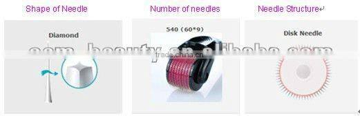 micro needle roller 540 needles dermaroller remove beauty mark L005 CE