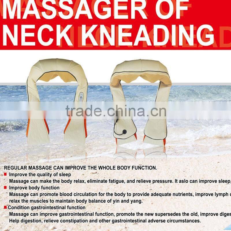 Multifunction electric neck shoulder body massge belt with heat
