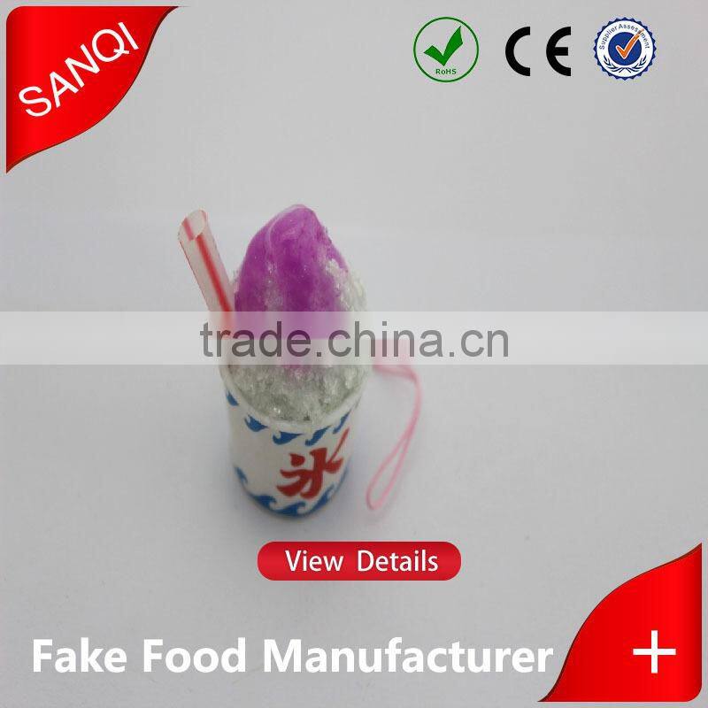 PVC artificial imitated fake replica faux lovely icecream pendant