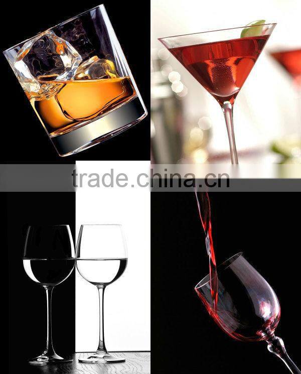 hot selling wholesale red wine high end glass goblet made in zibo,china