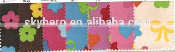 2015 Newest Zebra Printed Satin Luggage Fabric with Foam Backing