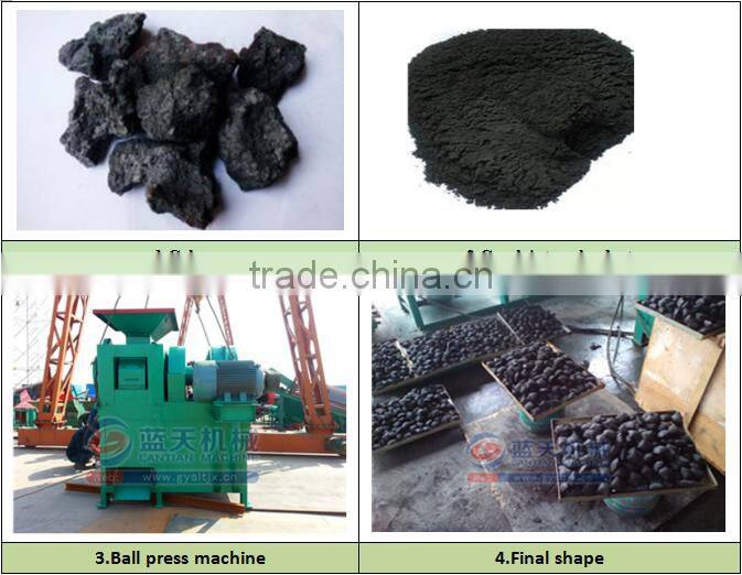Round ball shape coke powder briquette press machine powder compress machine