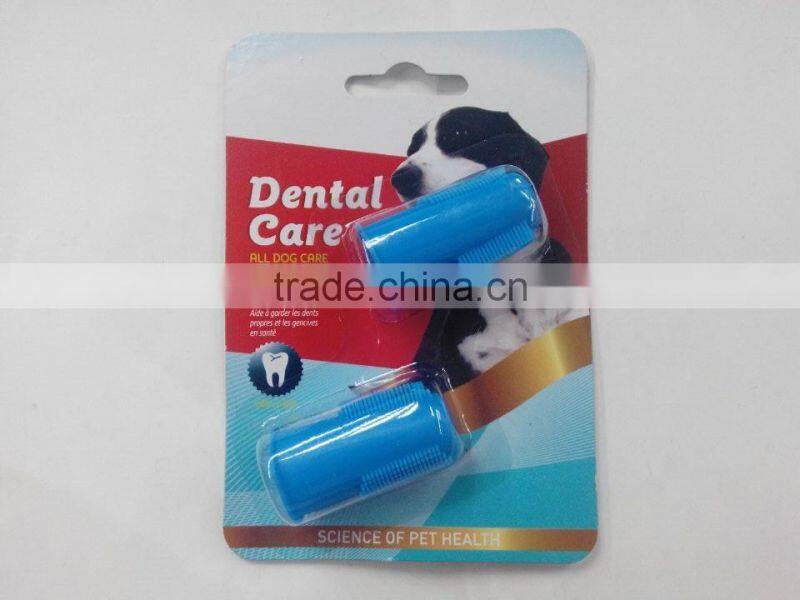wholesale Pet Tooth Cleaning Animal Silicone Dog/pet Finger Toothbrush
