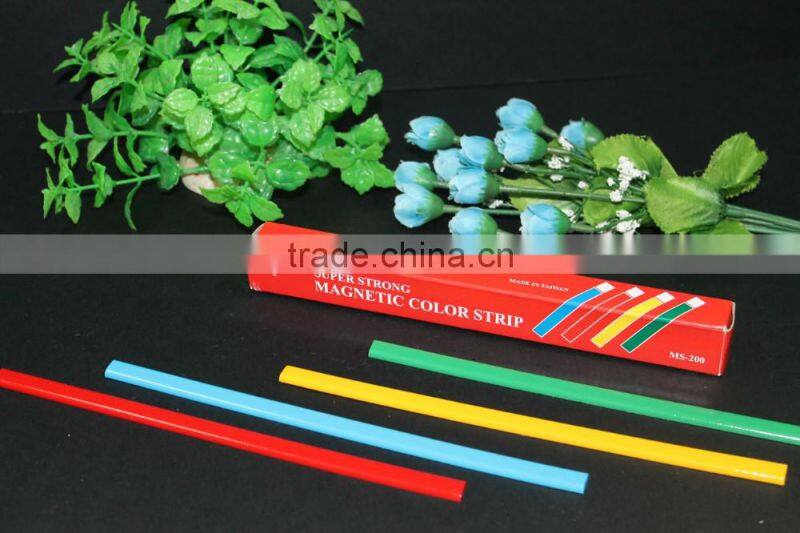 Colorful magnet strip for office, whiteboard, frige, freezer, school. Wholesale magnet strips cheap sale!