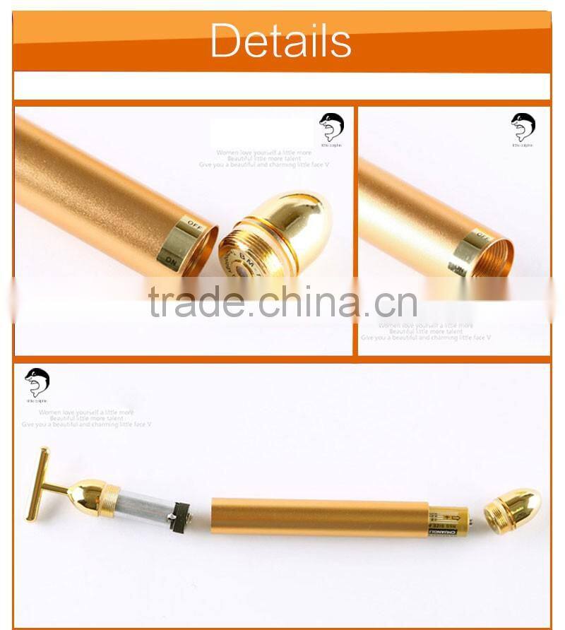 Salon Beauty Device Gold Vibration Beauty Bar/24k gold beauty bar