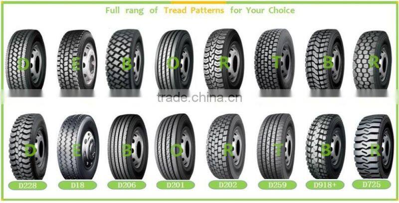 Tyres made in china, Debort tires for trucks 385/65r22.5