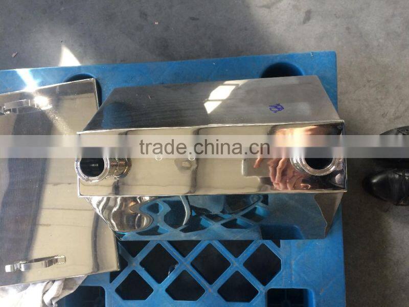 Stainless steel mini mixing square tank for cosmetics or chemical container